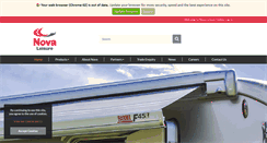 Desktop Screenshot of novaleisure.com